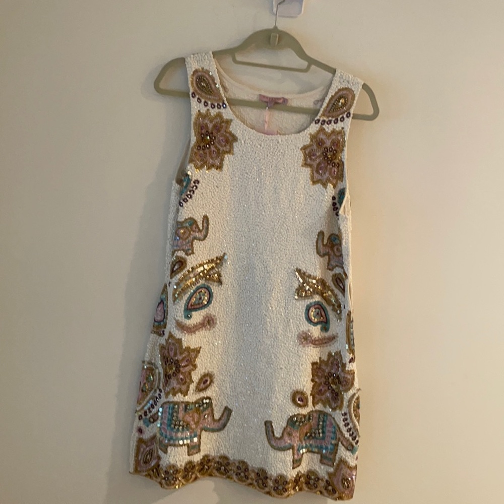 NWT One of a Kind Calypso St Barth Sequin Dress | Large